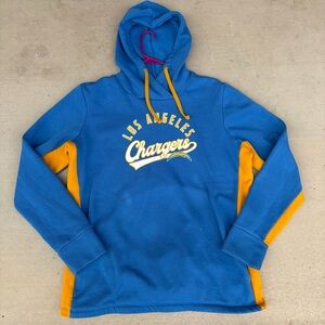 Fanatics Blue and Gold Los Angeles Chargers Hoodie